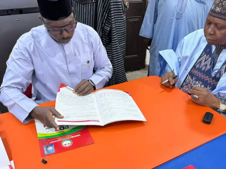 PDP Convention: Turaki Submits Nomination Form